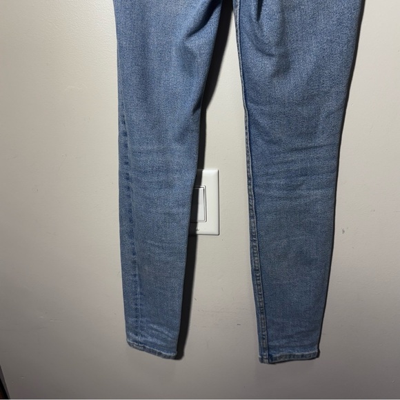 Zara High Rise Skinny Denim Blue Jeans Size 2 - Picture 6 of 8